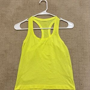 Lululemon Athletica Bright Yellow Tank Top